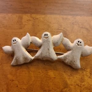 3 Ghost Brooch